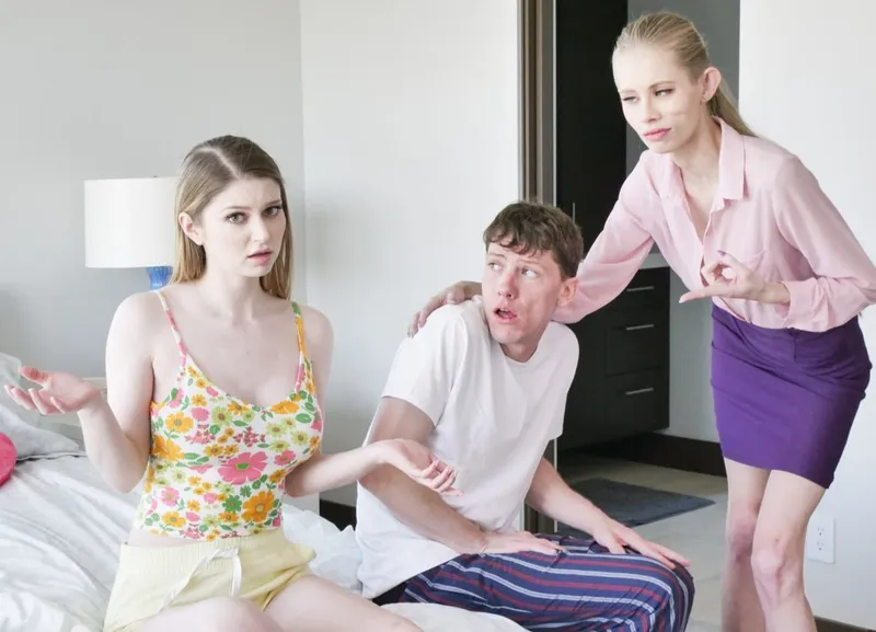 Má kế bắt con gái riêng của gã chồng nắc với cậu con trai